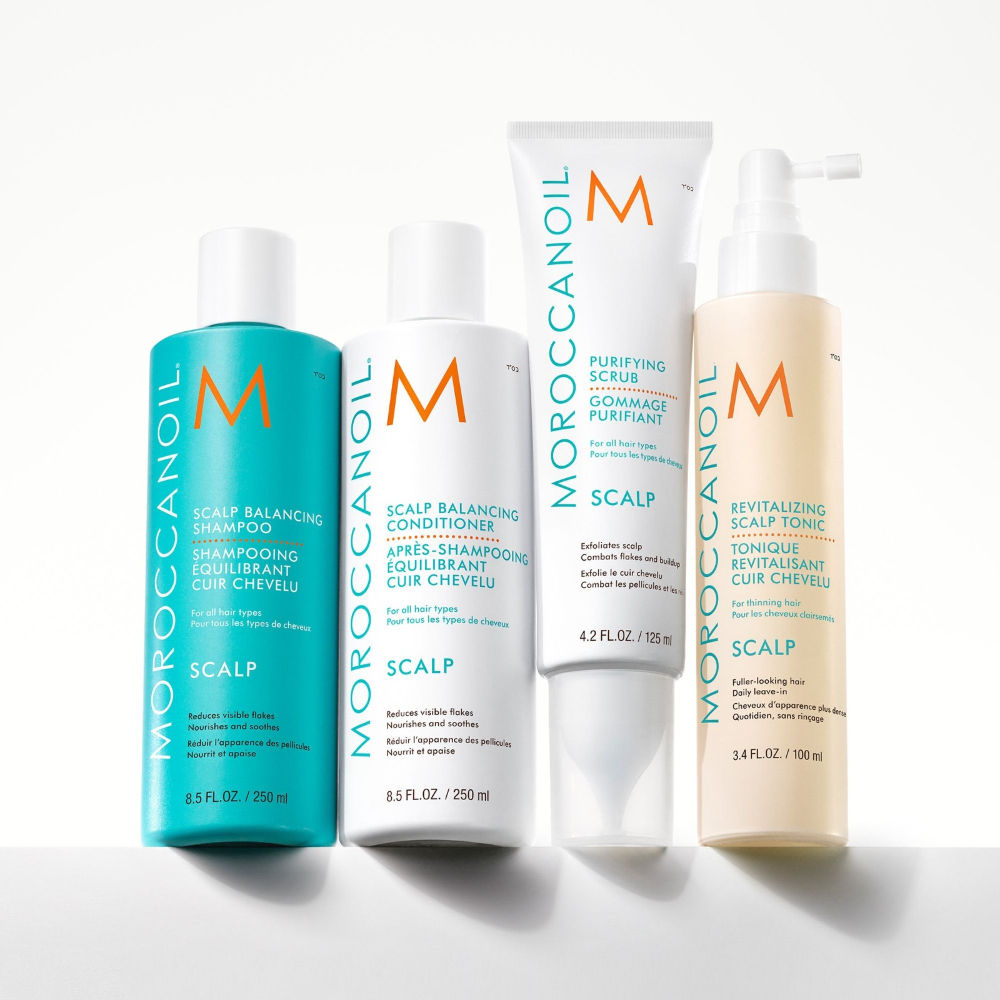 Moroccanoil Scalp Balancing Shampoo | Niacinamide+Salicylic Acid | Hydrates & Reduces Soothe Flakes, 250ml