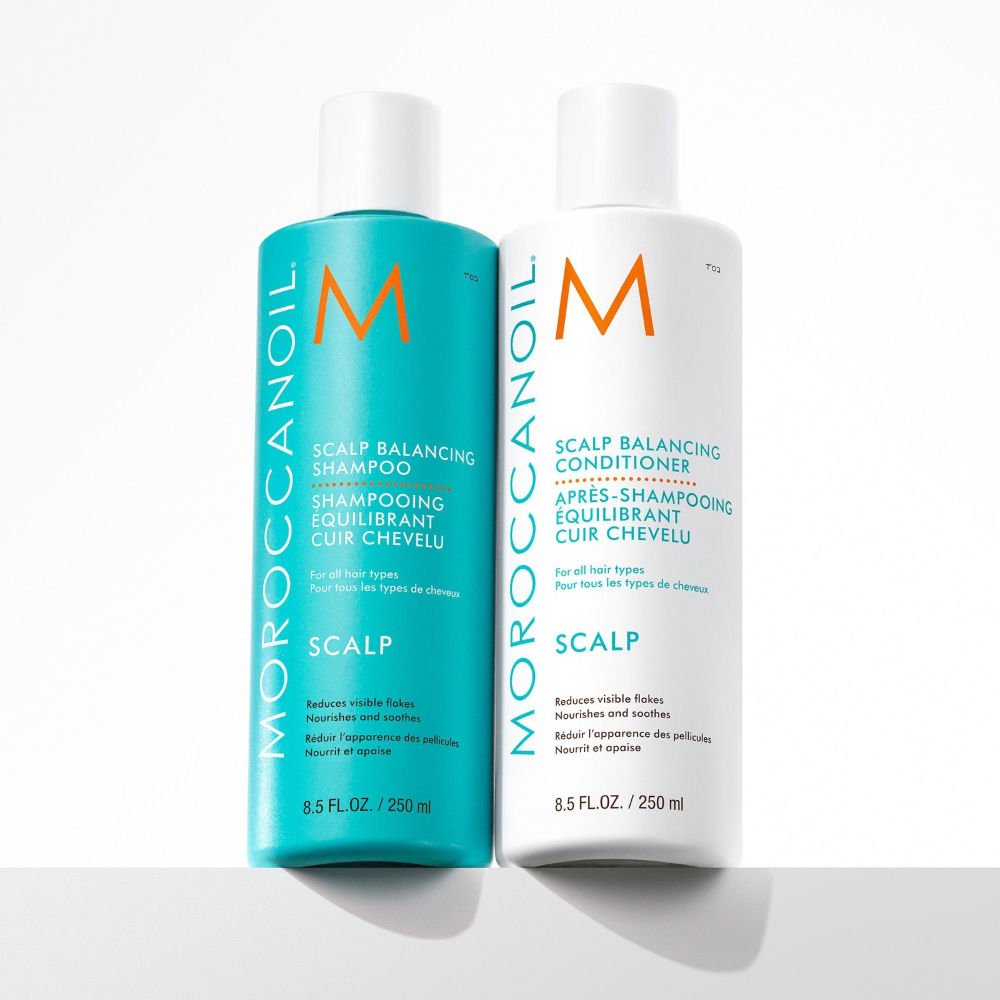 Moroccanoil Scalp Balancing Shampoo | Niacinamide+Salicylic Acid | Hydrates & Reduces Soothe Flakes, 250ml