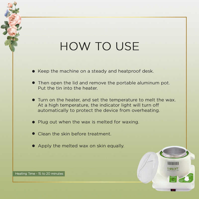 Biosoft Professional Solo Wax Heater, 1 piece Buy at Indicrest Image 4