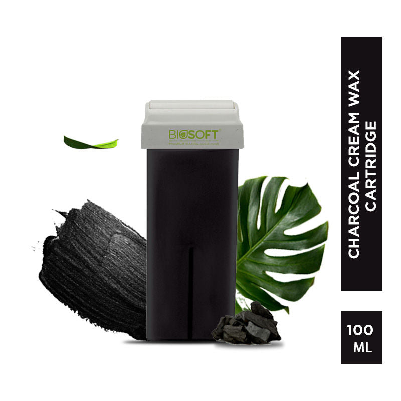 Biosoft Charcoal Cream Refill Roll On Wax, 1 piece Buy at Indicrest