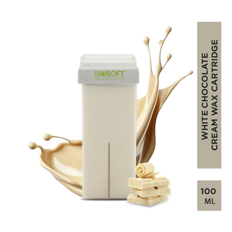 Biosoft White Chocolate Cream Wax Cartridge, 1 piece Buy at Indicrest