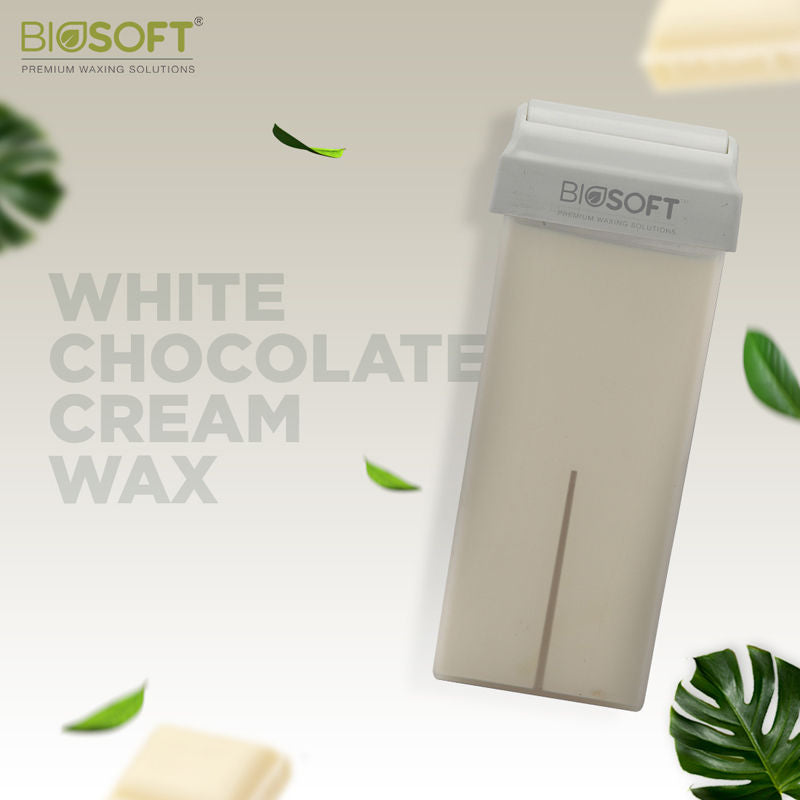 Biosoft White Chocolate Cream Wax Cartridge, 1 piece Buy at Indicrest Image 4