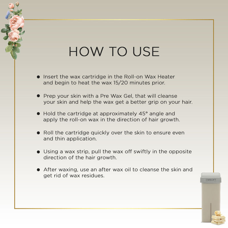 Biosoft White Chocolate Cream Wax Cartridge, 1 piece Buy at Indicrest Image 5