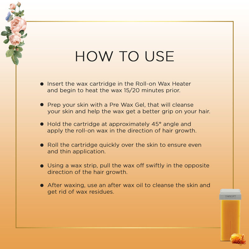 Biosoft Honey Cream Wax Cartridge, 1 piece Buy at Indicrest Image 5