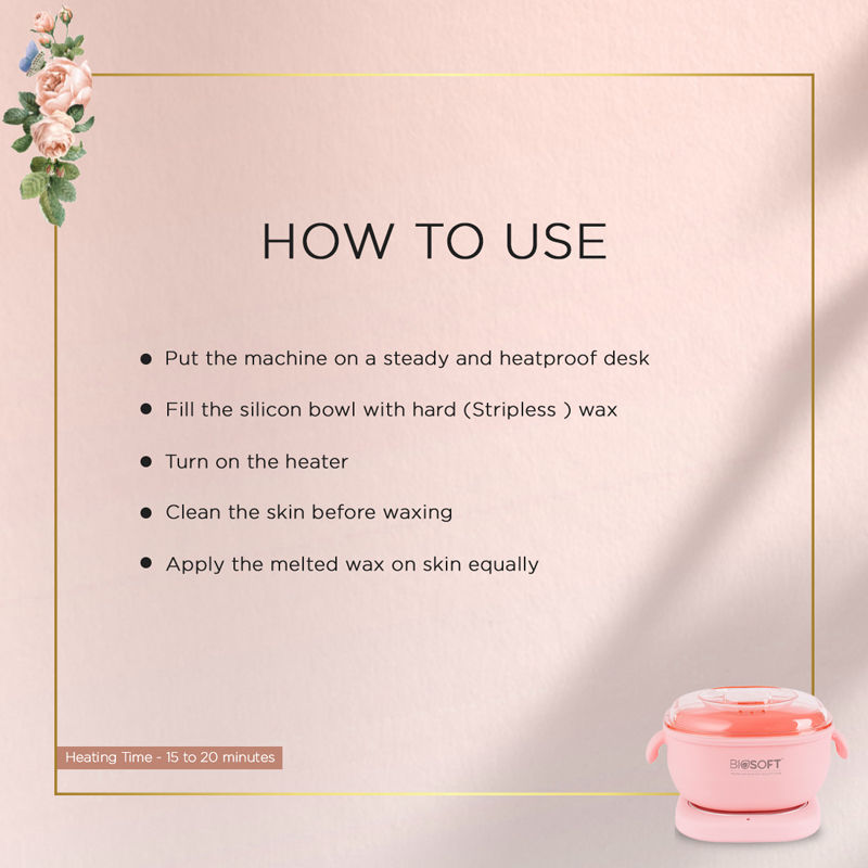 Biosoft Foldable Wax Heater, 500g Buy at Indicrest Image 4