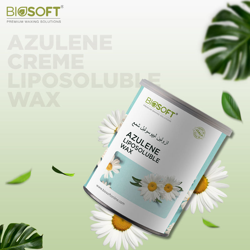 Biosoft Azulene Cream Wax Liposoluble Wax, 800g Buy at Indicrest Image 3