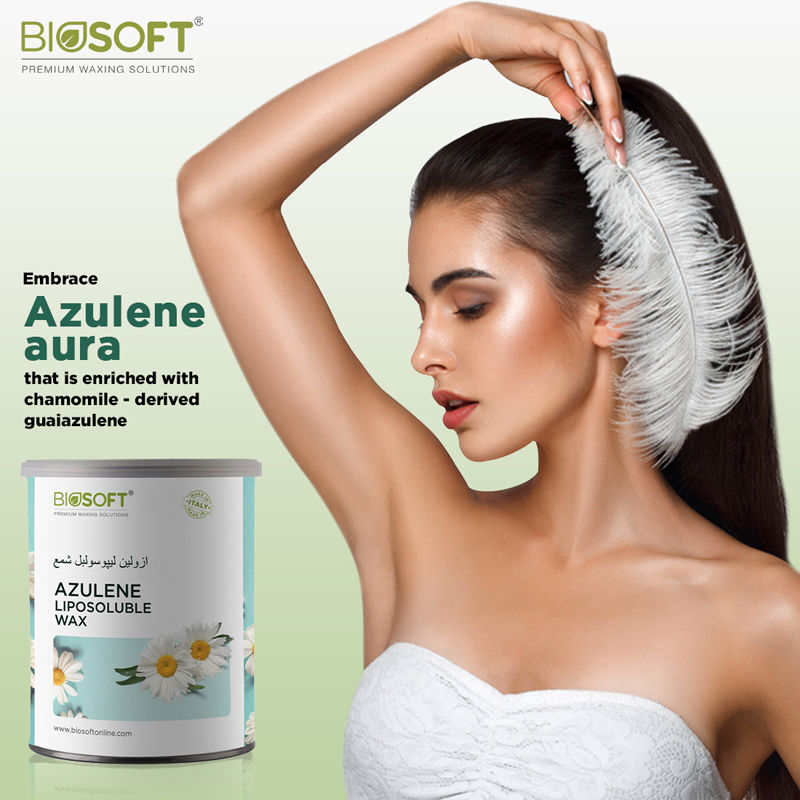 Biosoft Azulene Cream Wax Liposoluble Wax, 800g Buy at Indicrest Image 6