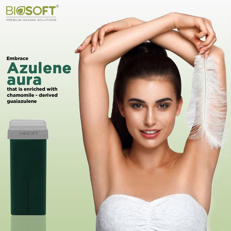 Biosoft Azulene Cream Wax Cartridge, 100g Buy at Indicrest Image 7