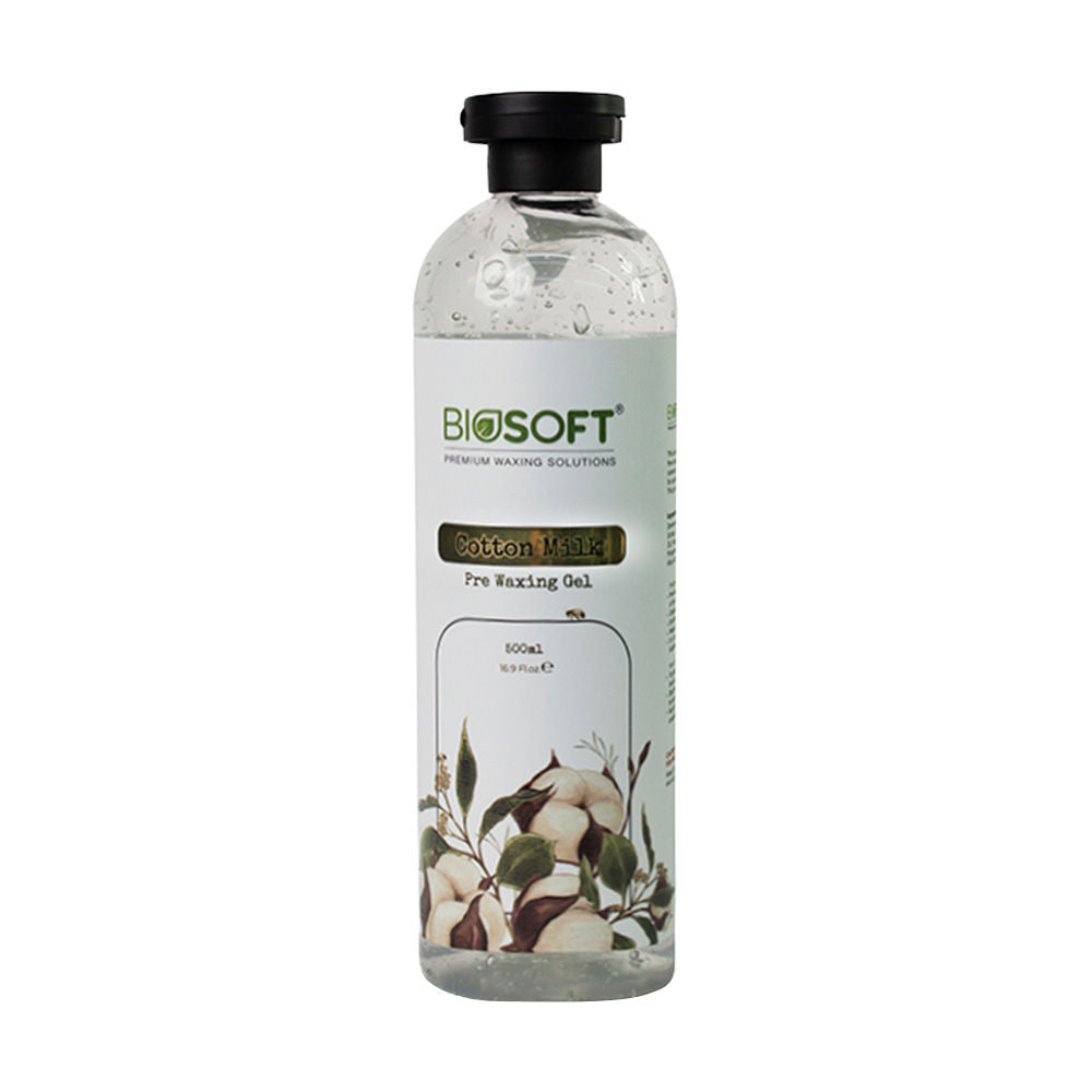 Biosoft Cotton Milk Pre Waxing Gel, 500ml Buy at Indicrest Image 8