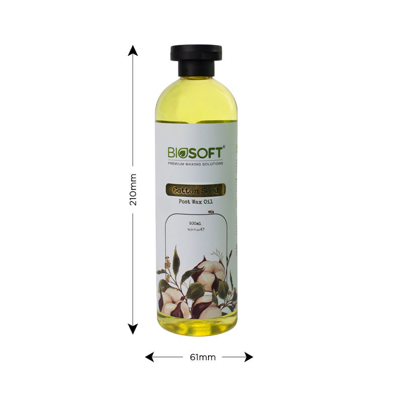 Biosoft Cotton Seed Oil Post Waxing Gel, 500ml Buy at Indicrest Image 3