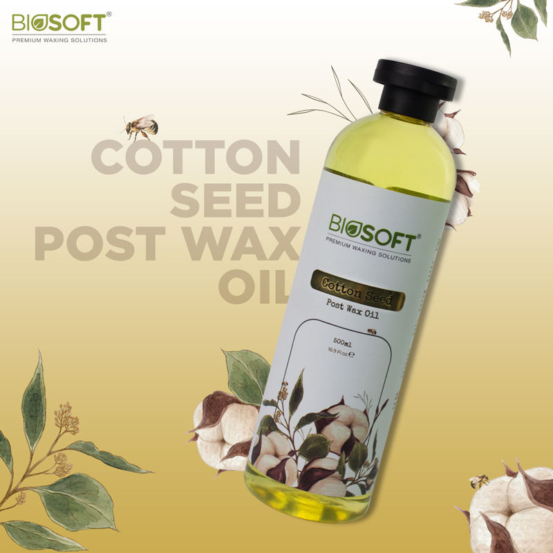 Biosoft Cotton Seed Oil Post Waxing Gel, 500ml Buy at Indicrest Image 4