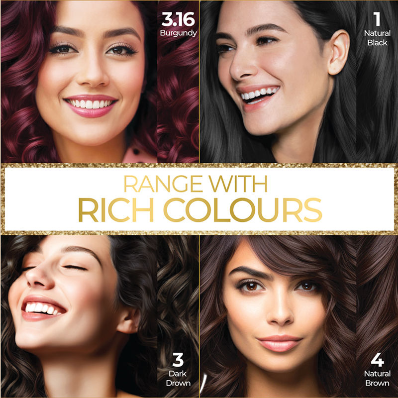 Streax Gel Hair Colour With 100% Grey Coverage & No Ammonia - 3.16 Burgundy, 150ml Buy at Indicrest Image 3
