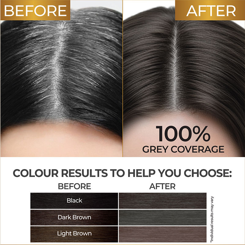 Streax Gel Hair Colour With 100% Grey Coverage & No Ammonia - 4 Natural Brown, 150ml Buy at Indicrest Image 11