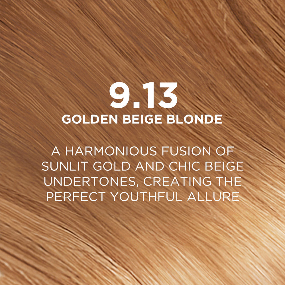 L'Oreal Paris Excellence Fashion Hair Color - Shade 9.13 Golden Beige Blonde, 172ml Buy at Indicrest Image 5