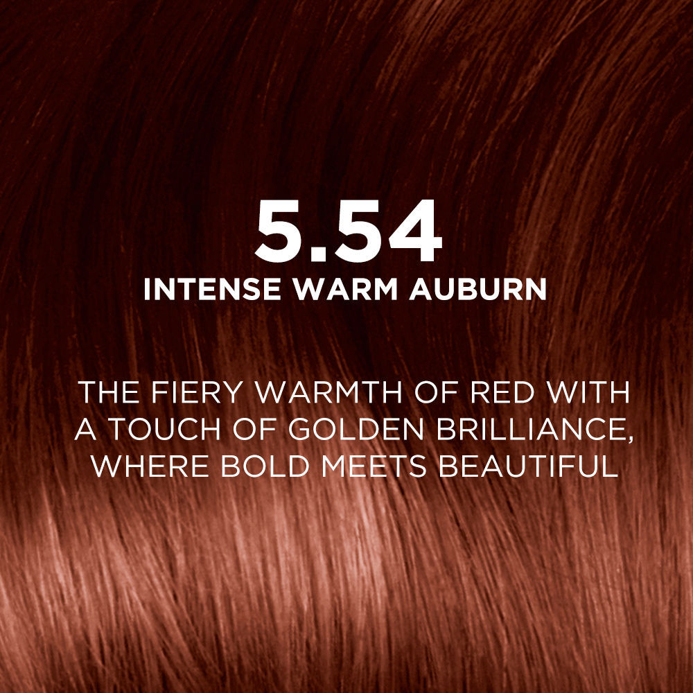 L'Oreal Paris Excellence Fashion Hair Color - Shade 5.54 Intense Warm Auburn, 172ml Buy at Indicrest Image 5
