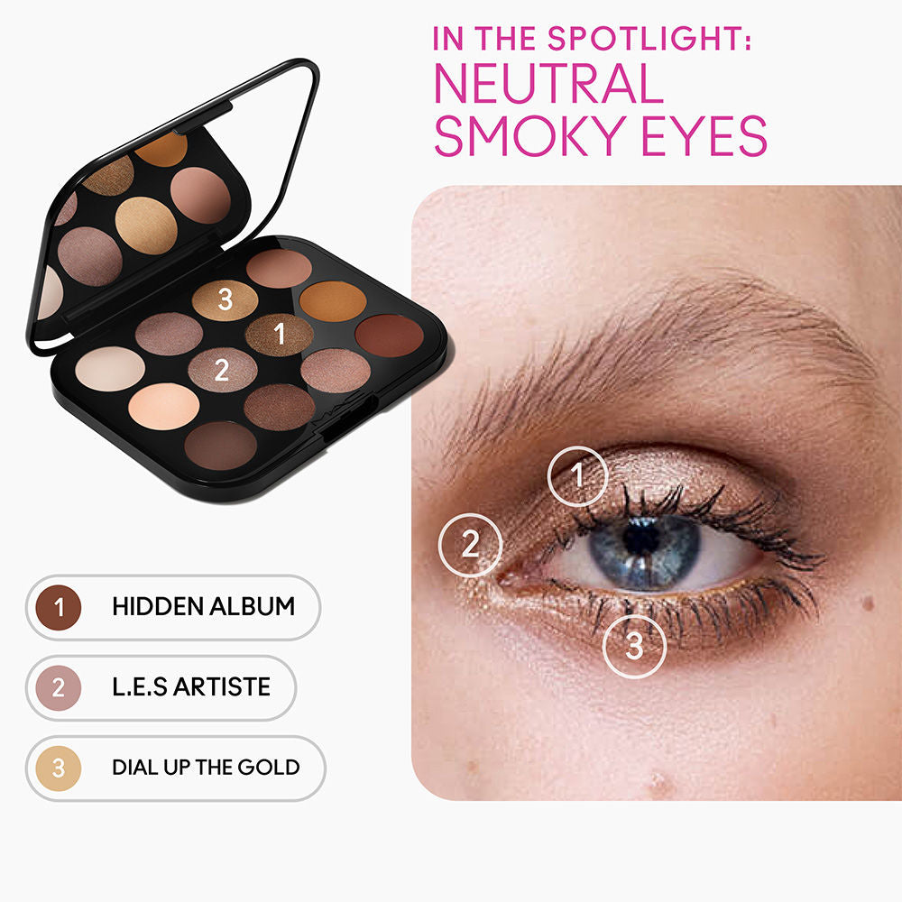 M.A.C Connect In Colour Eye Shadow Palette X12 - Unfiltered Nudes, 12.2 g