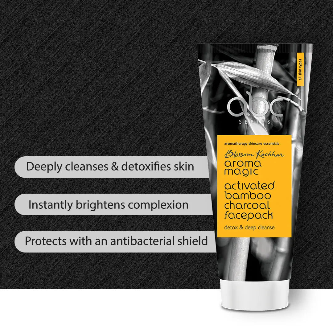Aroma Magic Activated Bamboo Charcoal Face Pack, 100g - Image 2 - Buy from Indicrest