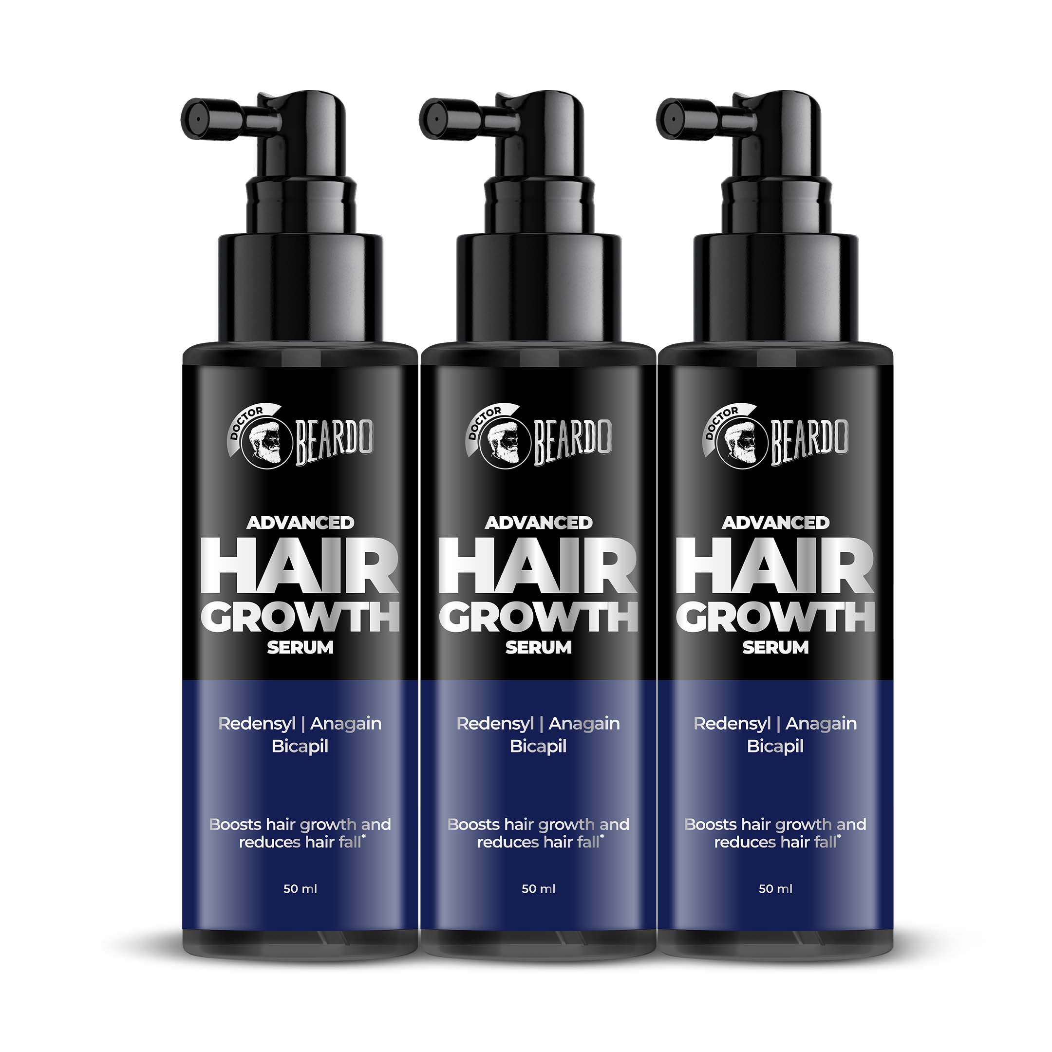 Beardo Advanced Hair Growth Serum, Pack of 3 - Buy from Indicrest