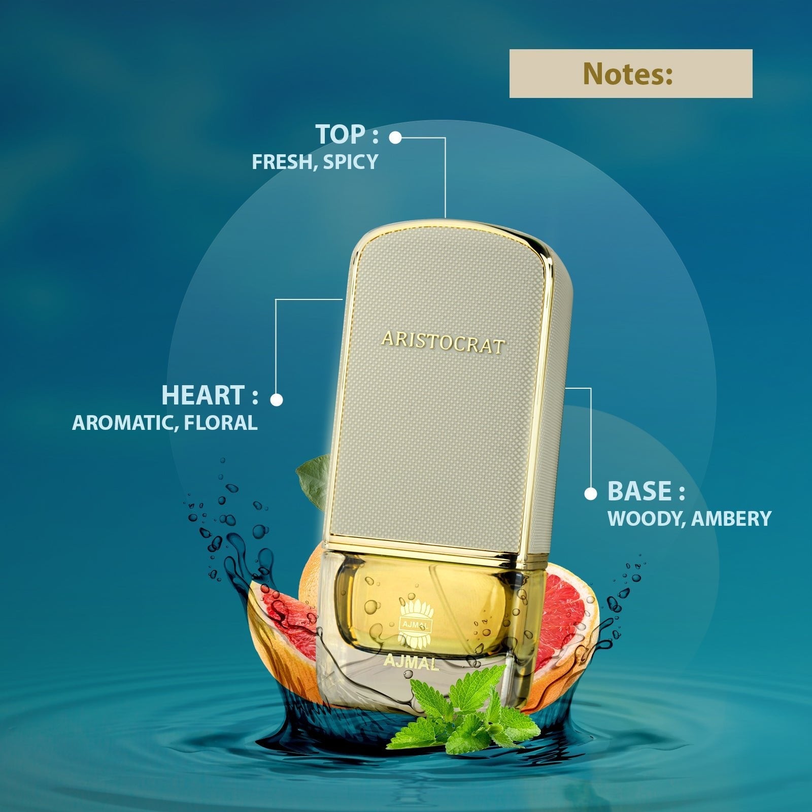 ARISTOCRAT COASTAL Perfume 75ML for Men - Image 4 - Buy from Indicrest