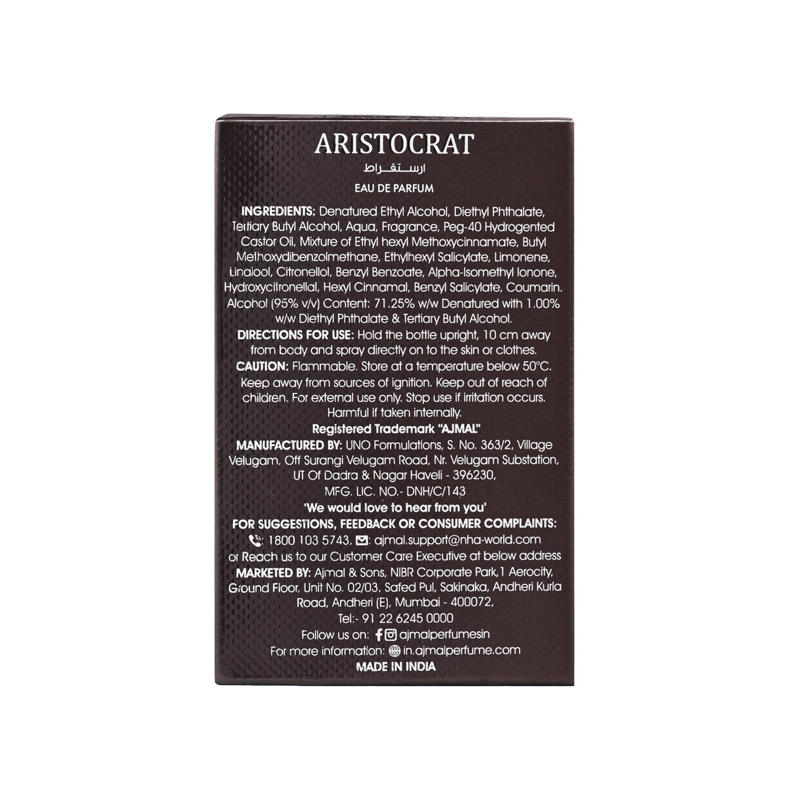 Aristocrat Perfume 14 ML for Men - Image 5 - Buy from Indicrest