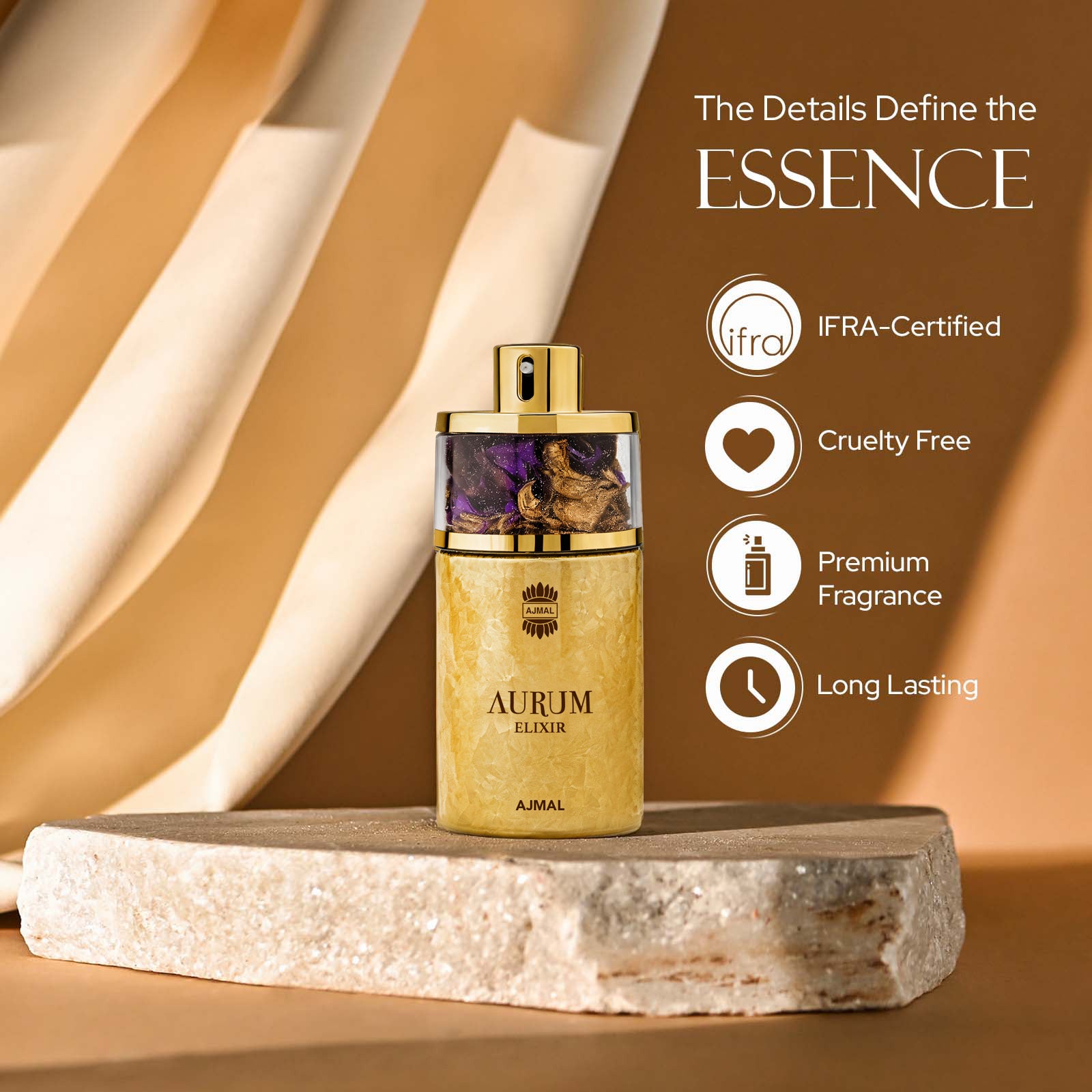 Aurum Elixir Perfume 75 ML for Unisex - Image 4 - Buy from Indicrest