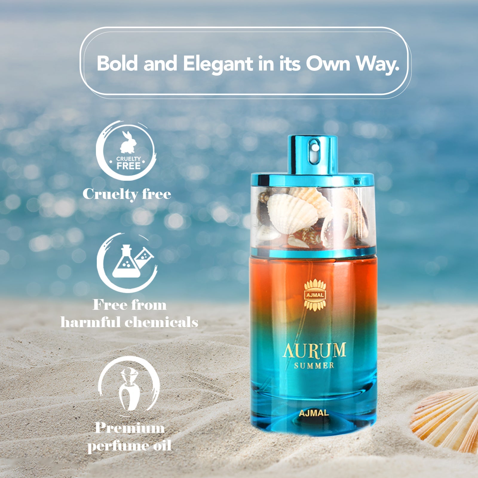 AURUM Summer Perfume 75ML for Men & Women - Image 4 - Buy from Indicrest