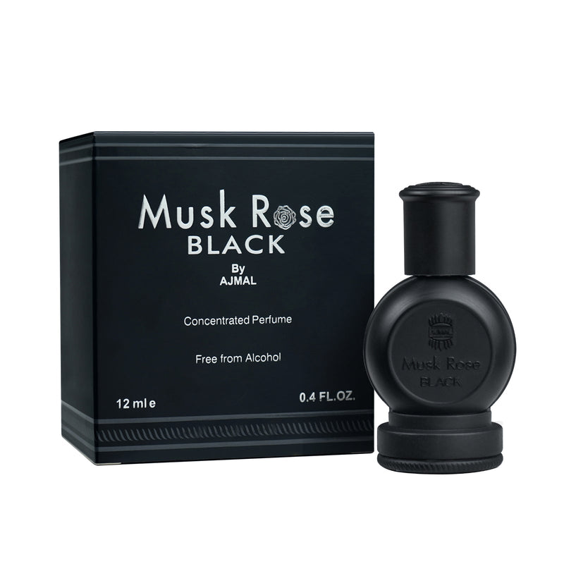 Musk Rose Black Concentrated Perfume 12 ML for Unisex - Buy from Indicrest