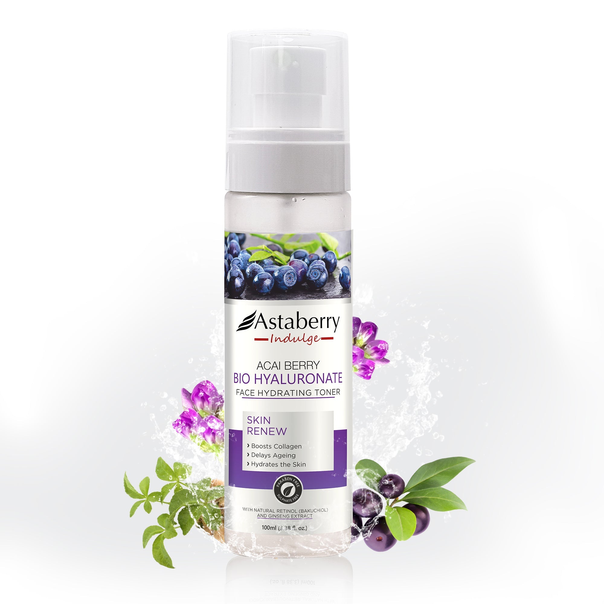 Astaberry Acai Berry Bio Hyaluronate Face Toner - Image 8 - Buy from Indicrest