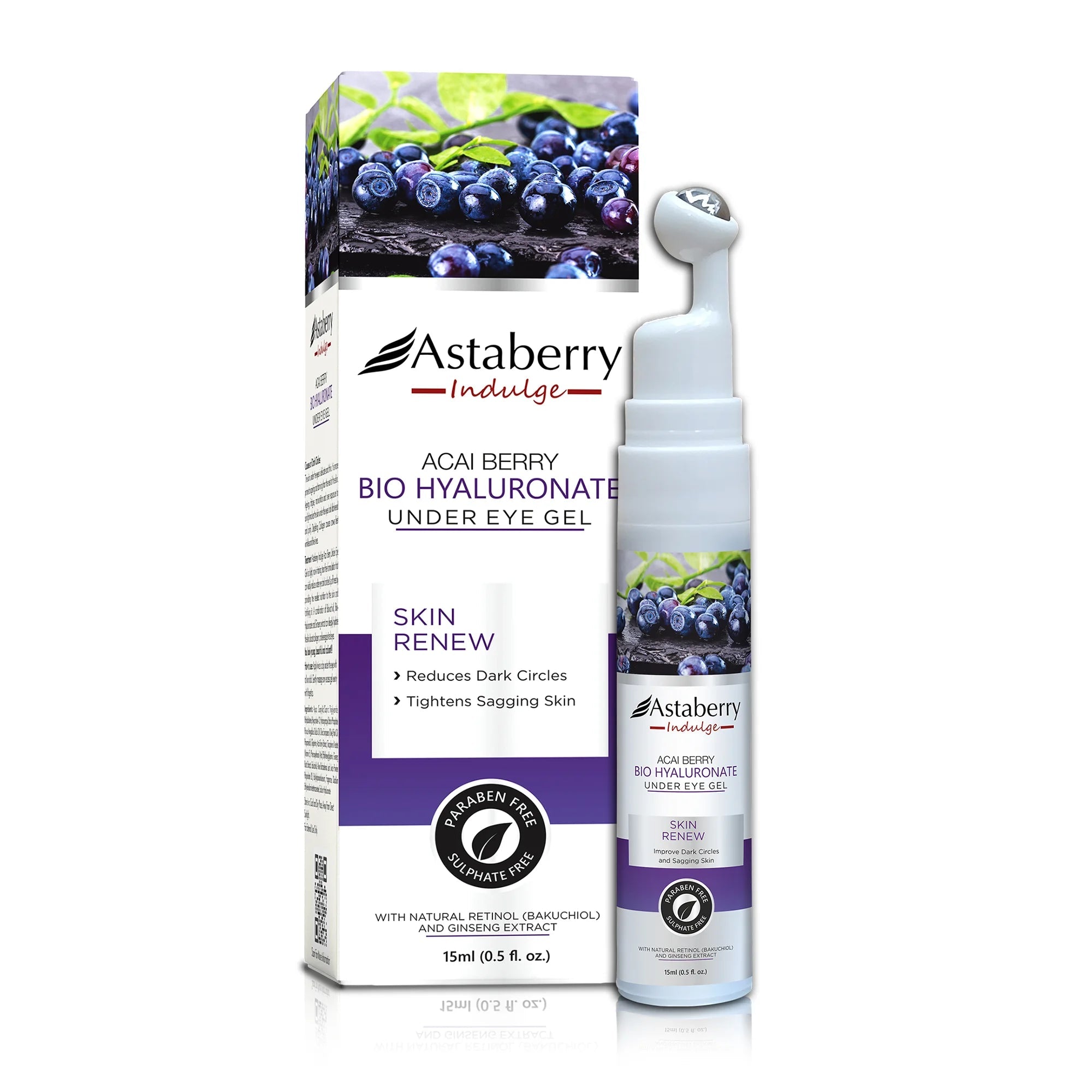 Astaberry Acai Berry Bio Hyaluronate Under Eye Gel - Image 8 - Buy from Indicrest