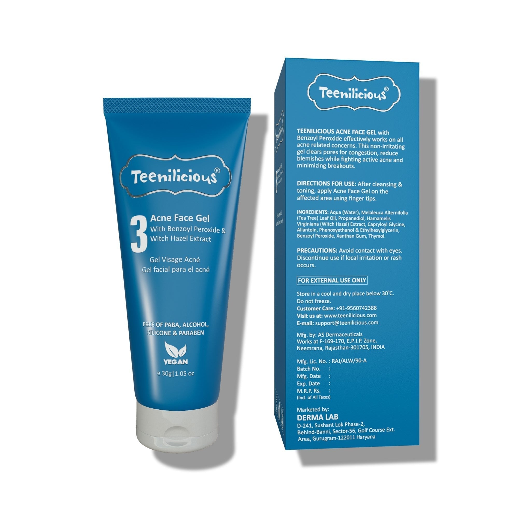 Fixderma Teenilicious Benzoyl Peroxide Acne Care Kit | Inflammatory Acne Treatment, Body Wash 3 X 200ml - Image 7 - Buy from Indicrest