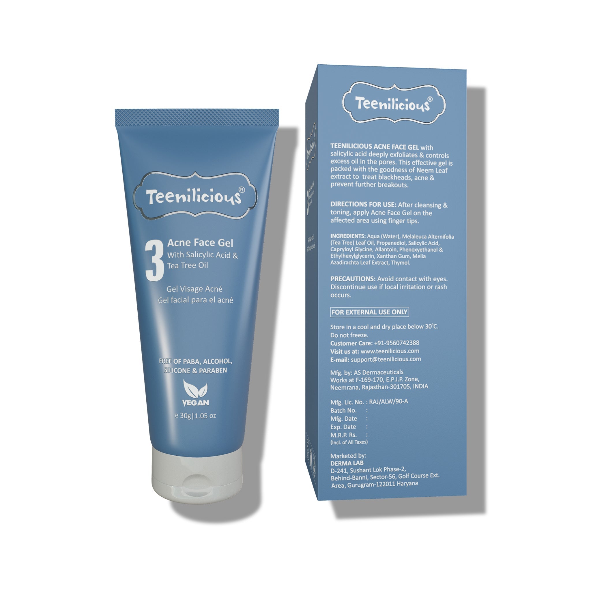 Fixderma Teenilicious Acne Face Gel With Salicylic Acid | Gel For Blackhead & Whitehead, 30g - Image 5 - Buy from Indicrest