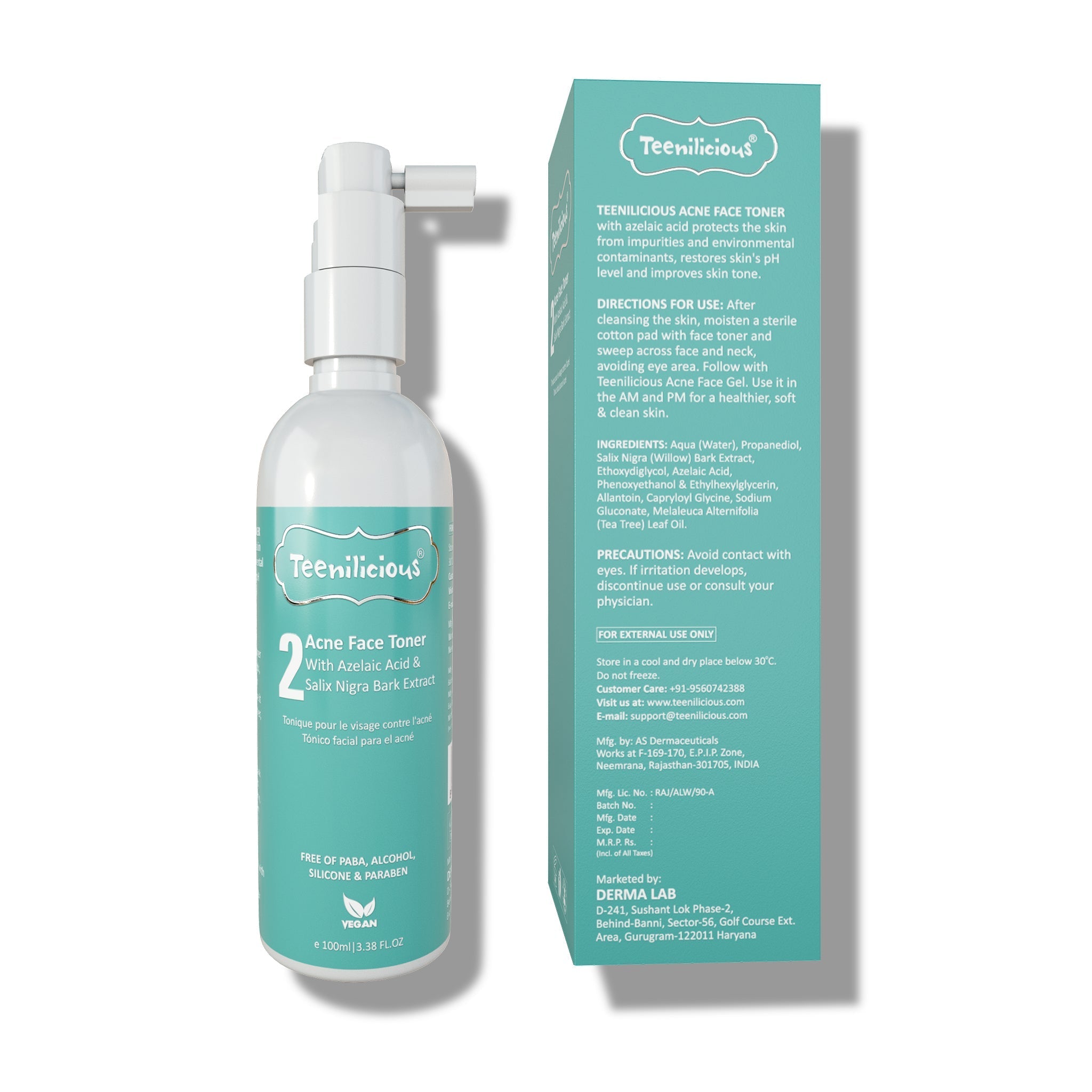 Fixderma Teenilicious Acne Face Toner With Azelaic Acid | For Dry & Sensitive Skin, 100ml - Image 5 - Buy from Indicrest