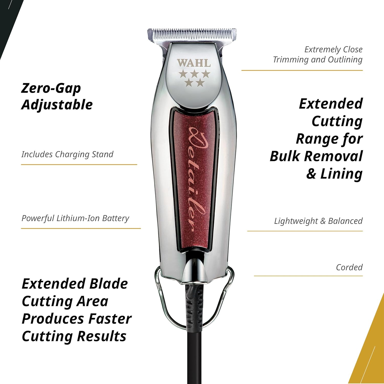 Adjustable T-Wide Blade Trimmer by Wahl Indicrest