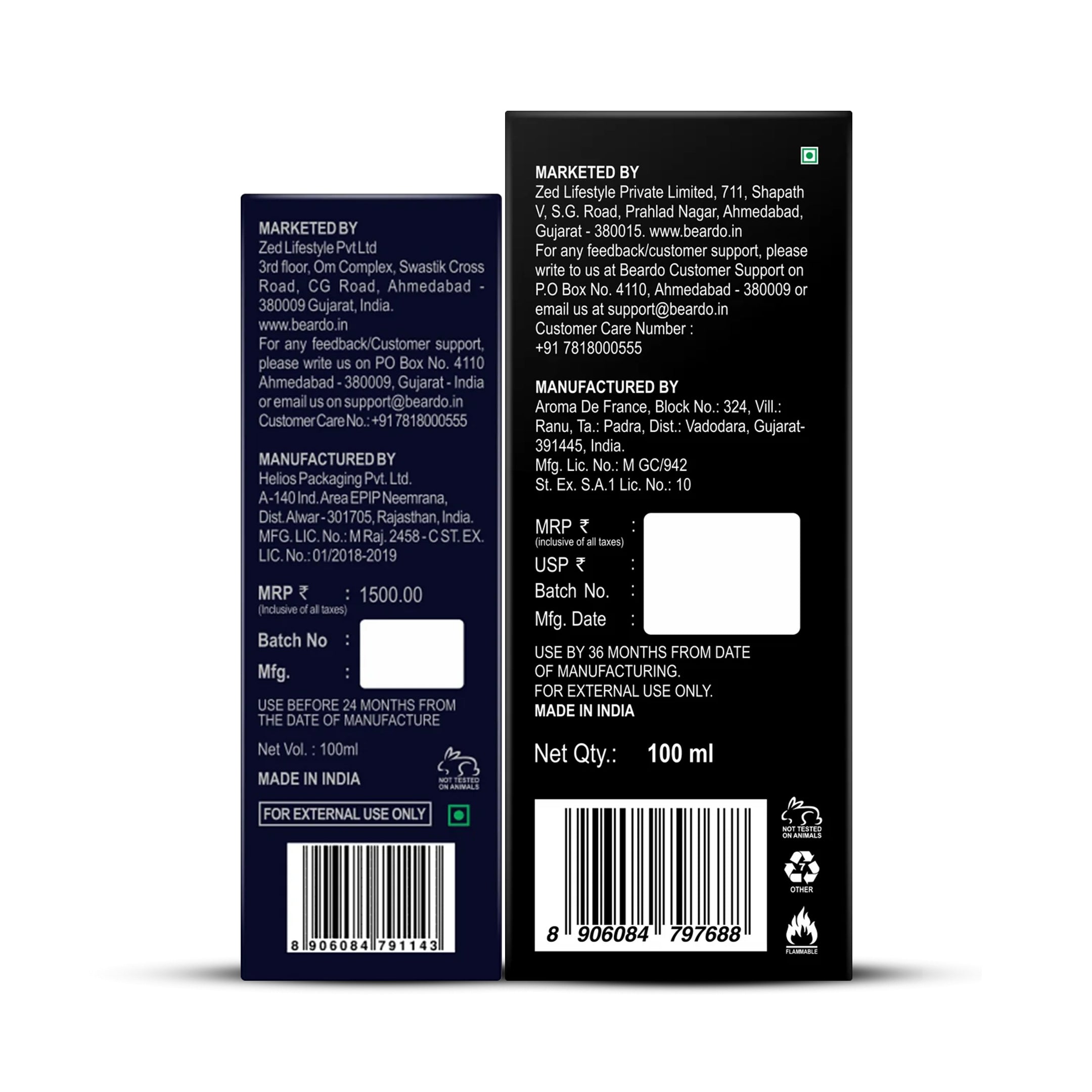 Beardo After Dark Perfume Duo 100ml x 2 - Image 13 - Buy from Indicrest