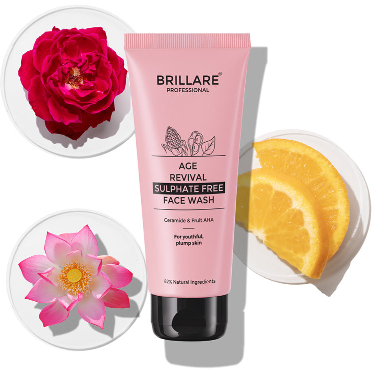 Brillare Age Revival Face Wash for Ageing Skin, 100ml - Buy from Indicrest