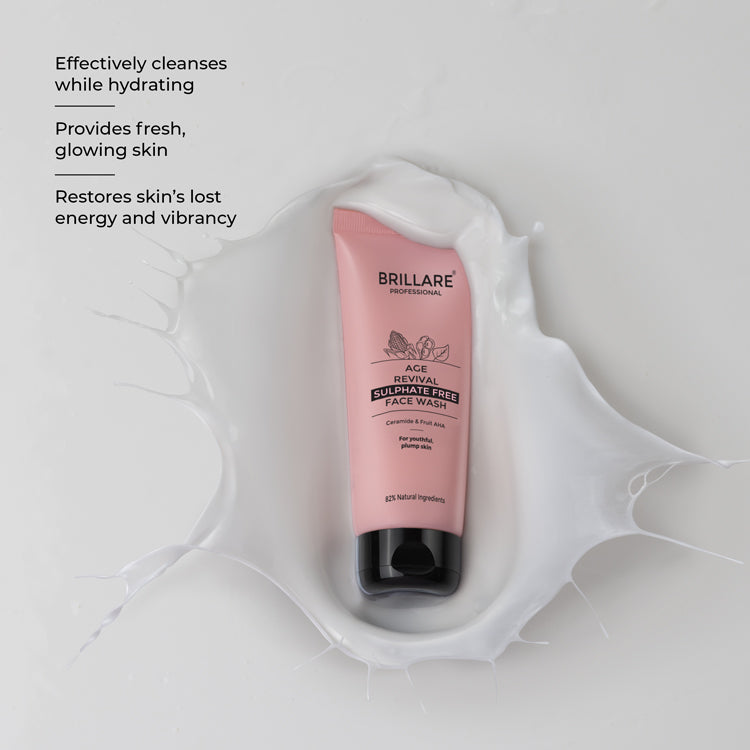 Brillare Age Revival Face Wash for Ageing Skin, 100ml - Image 3 - Buy from Indicrest