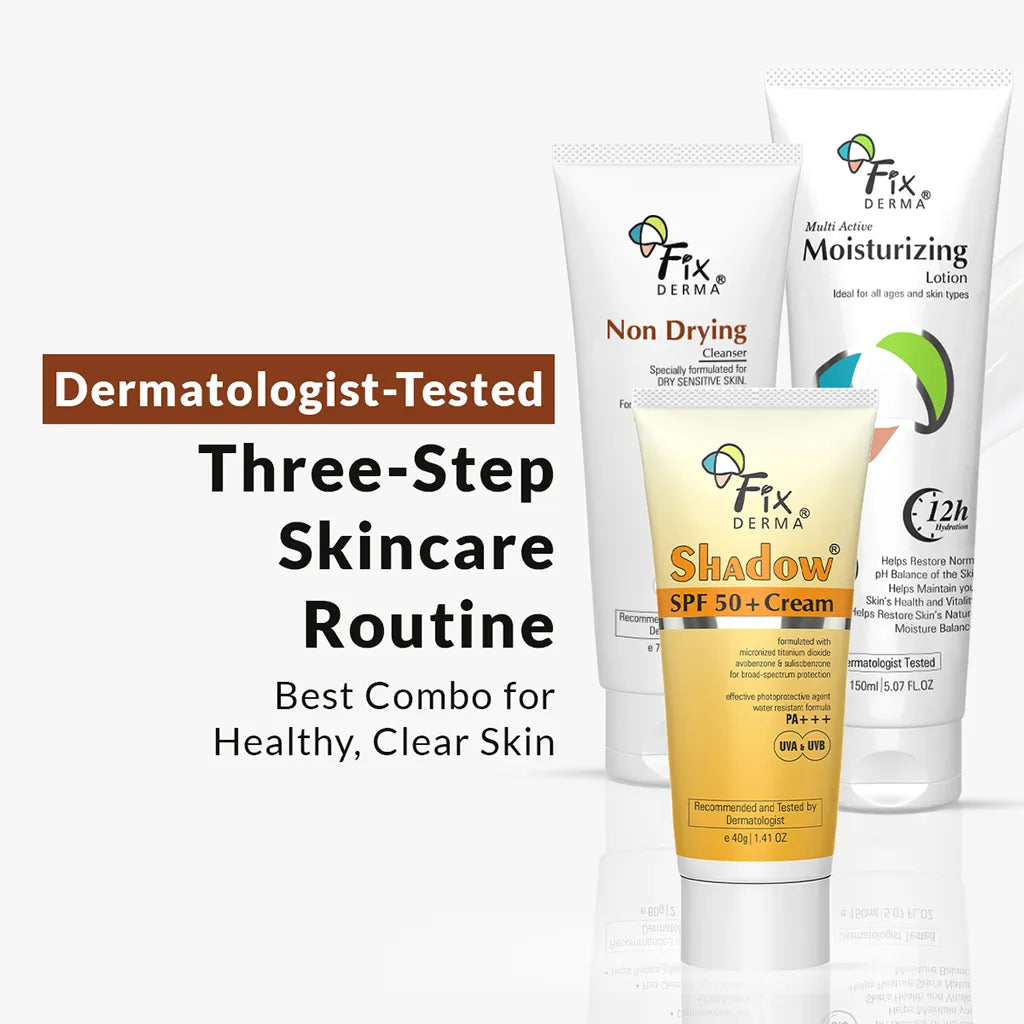 Fixderma All-rounder skin hydrating kit, Moisturizer 150ml + Sunscreen 40g + Cleanser 60g - Buy from Indicrest