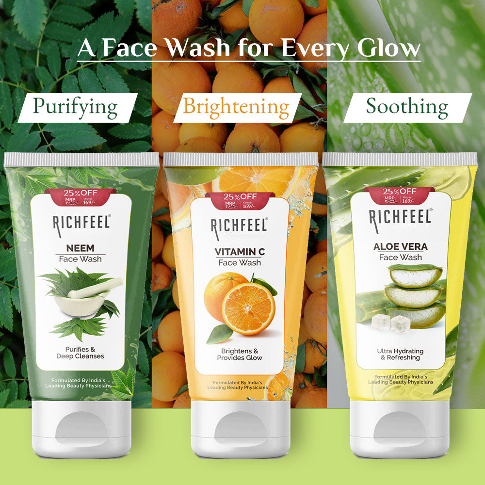 Richfeell Aloevera Face Wash 100g - Image 9 - Buy from Indicrest