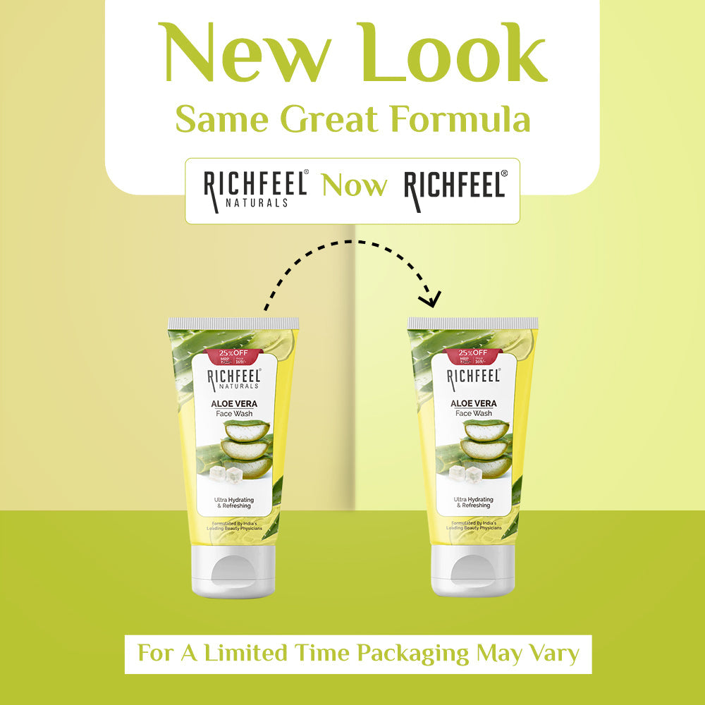 Richfeell Aloevera Face Wash 100g - Image 2 - Buy from Indicrest