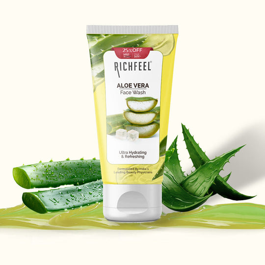 Richfeell Aloevera Face Wash 100g - Buy from Indicrest