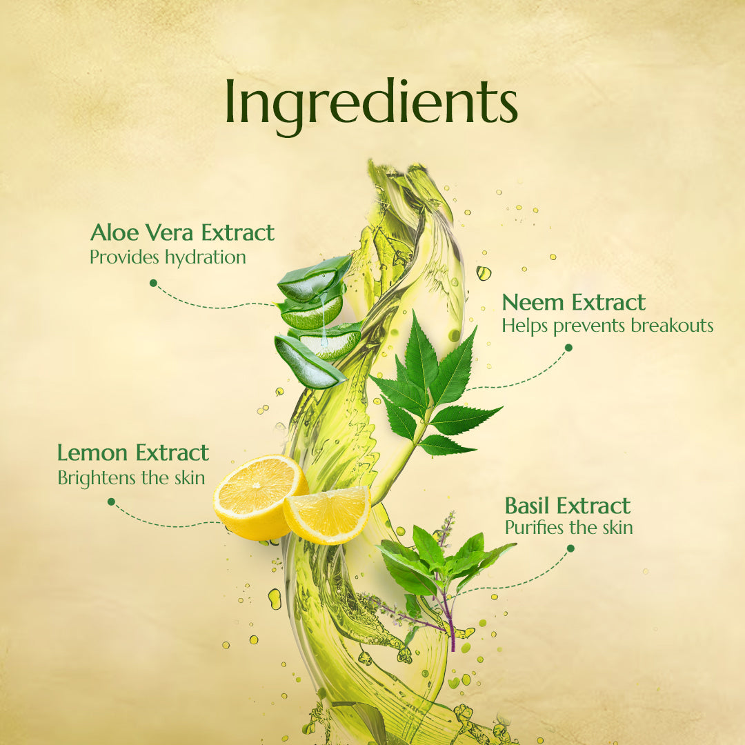 Astaberry Neem & Aloe Face Wash | Antibacterial Properties - Image 3 - Buy from Indicrest