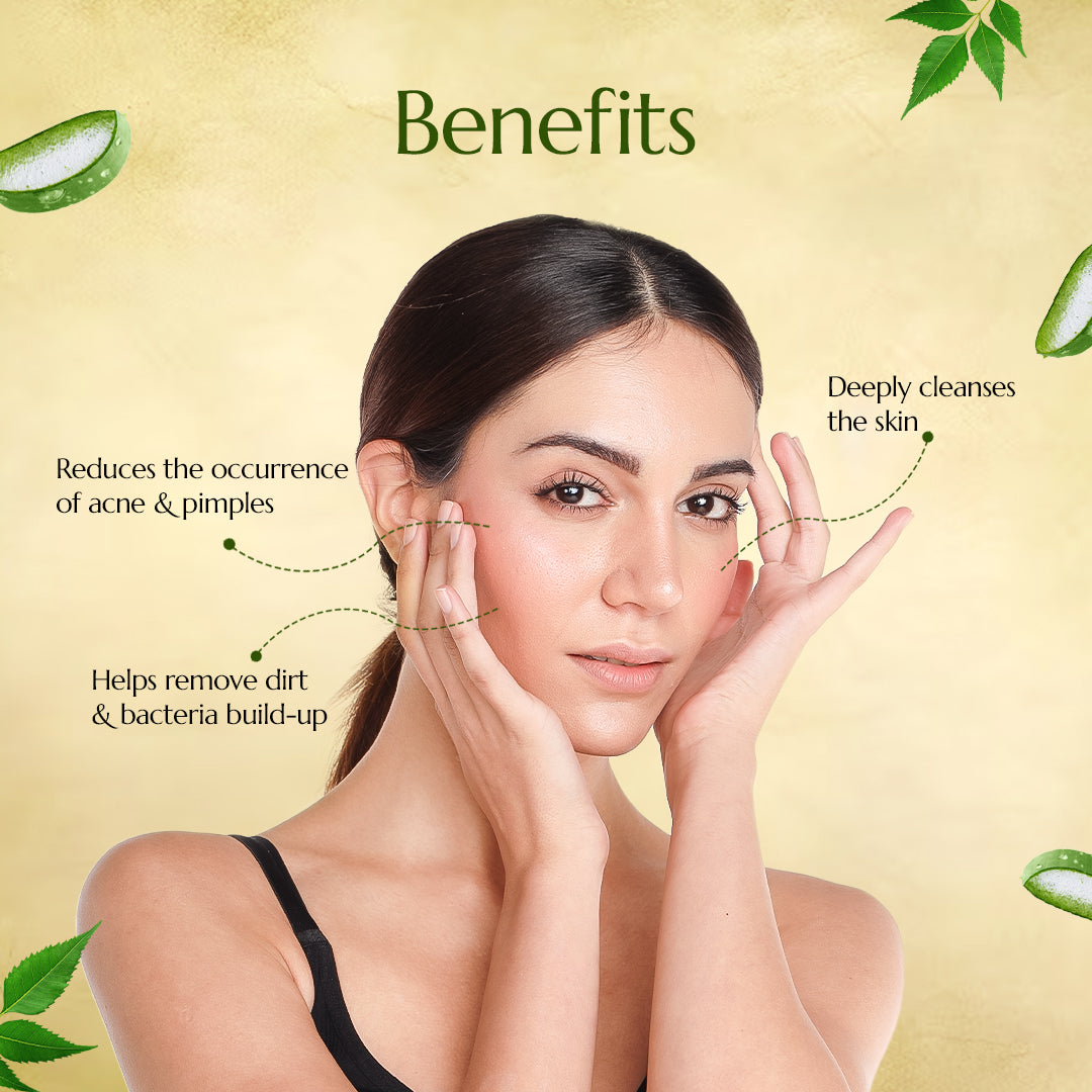 Astaberry Neem & Aloe Face Wash | Antibacterial Properties - Image 6 - Buy from Indicrest