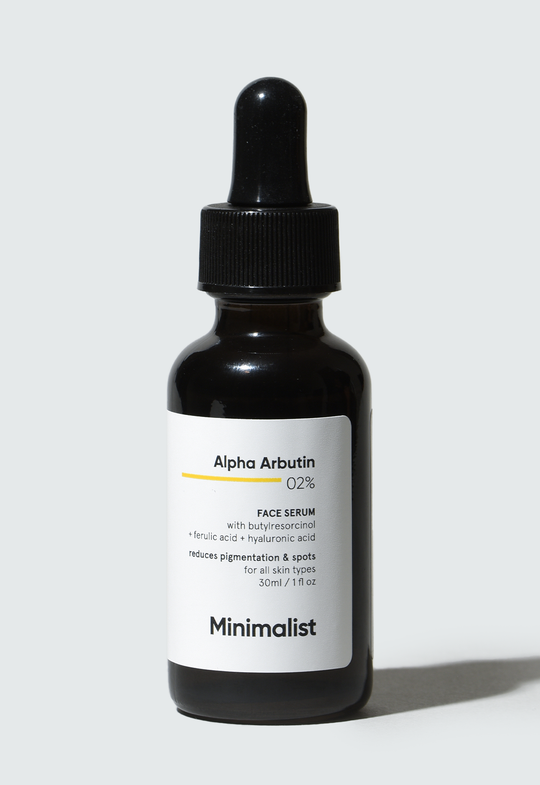 Minimalist Alpha Arbutin 2% Face Serum For Reduces Dark Spots, Marks &amp; Evens Skin Tone, 30ml - Buy from Indicrest