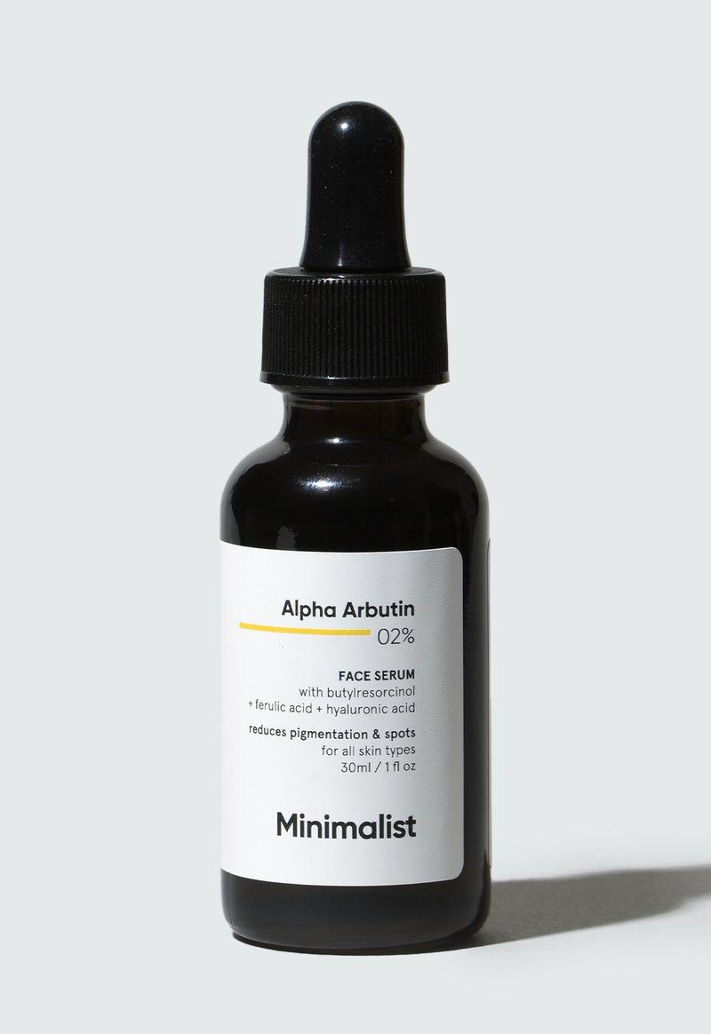 Minimalist Alpha Arbutin 2% Face Serum For Reduces Dark Spots, Marks &amp; Evens Skin Tone, 30ml - Buy from Indicrest