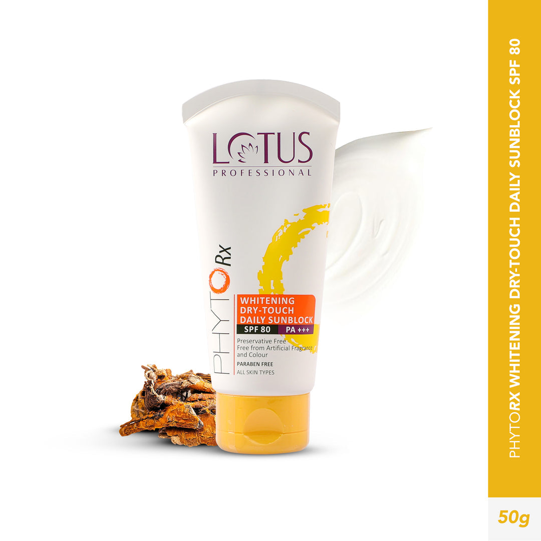 lotus-professional-phytorx-whitening-dry-touch-daily-sunblock-spf-80-50g - Image 2 - Buy from Indicrest