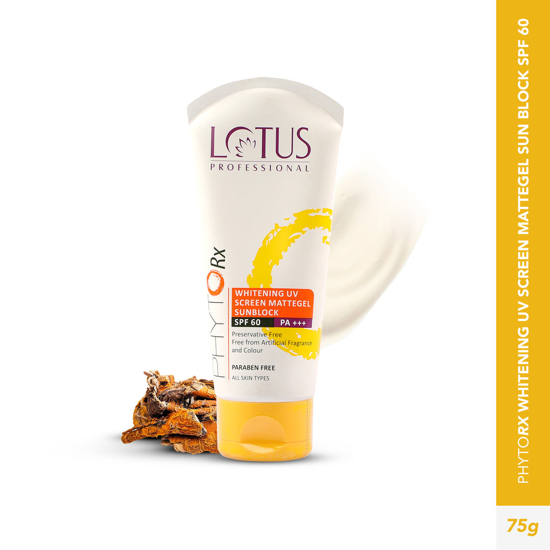 lotus-professional-phytorx-whitening-uv-screen-mattegel-sun-block-spf-60-75g - Image 2 - Buy from Indicrest