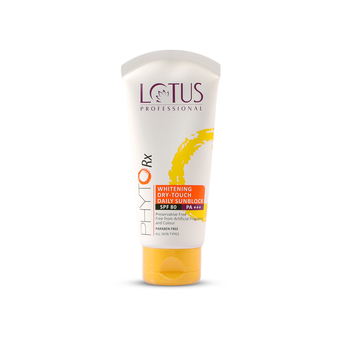 lotus-professional-phytorx-whitening-dry-touch-daily-sunblock-spf-80-50g - Buy from Indicrest