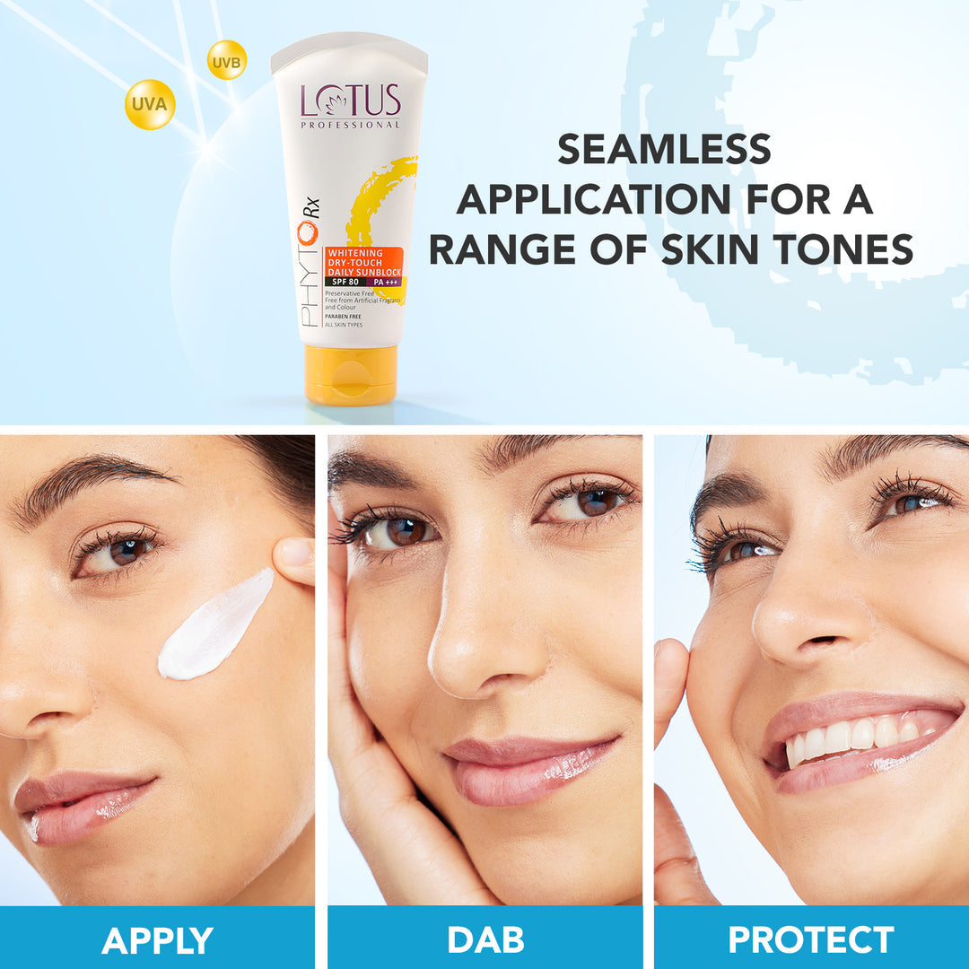 lotus-professional-phytorx-whitening-dry-touch-daily-sunblock-spf-80-50g - Image 8 - Buy from Indicrest