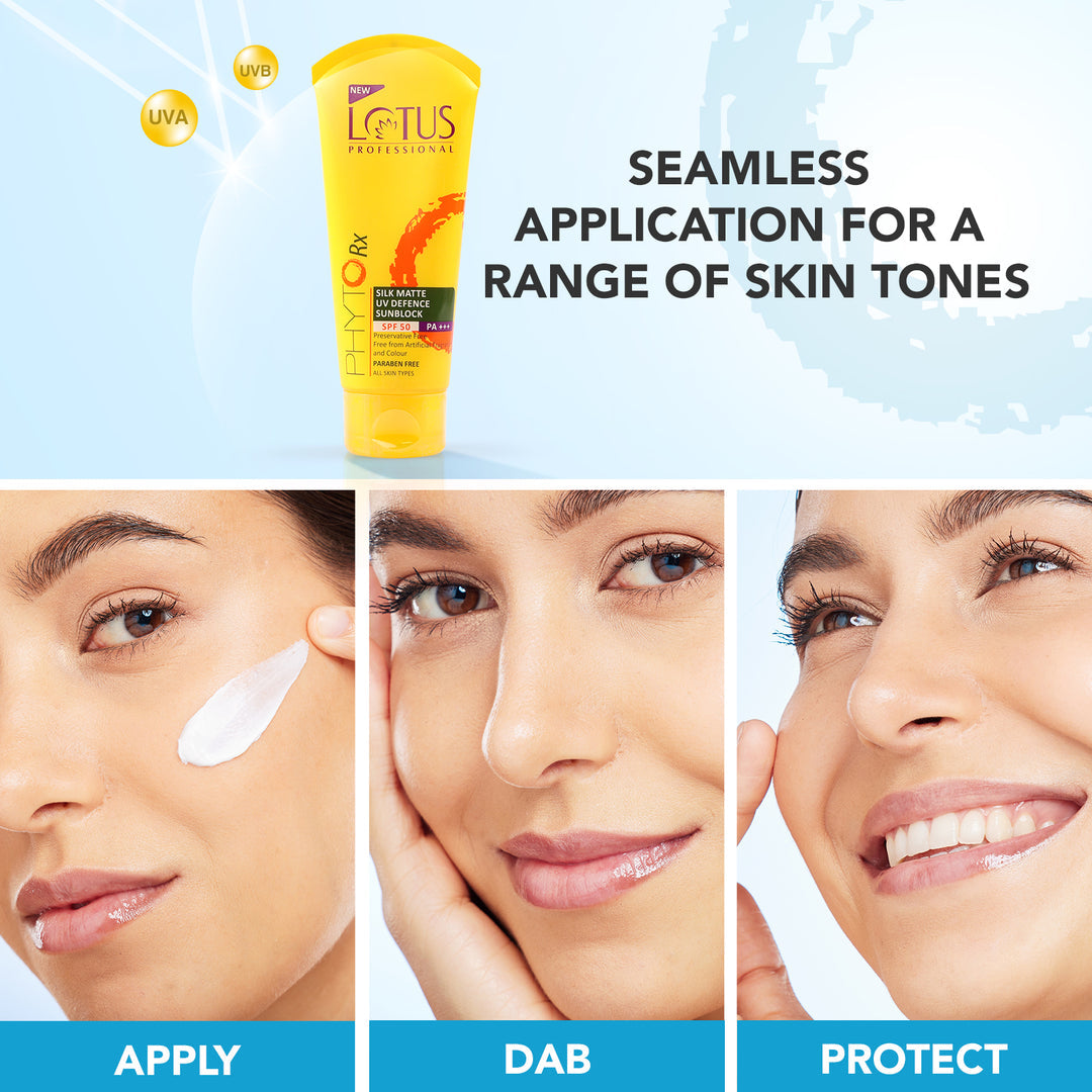 lotus-professional-phytorx-silk-matte-uv-defence-sunblock-spf-50-75g - Image 8 - Buy from Indicrest