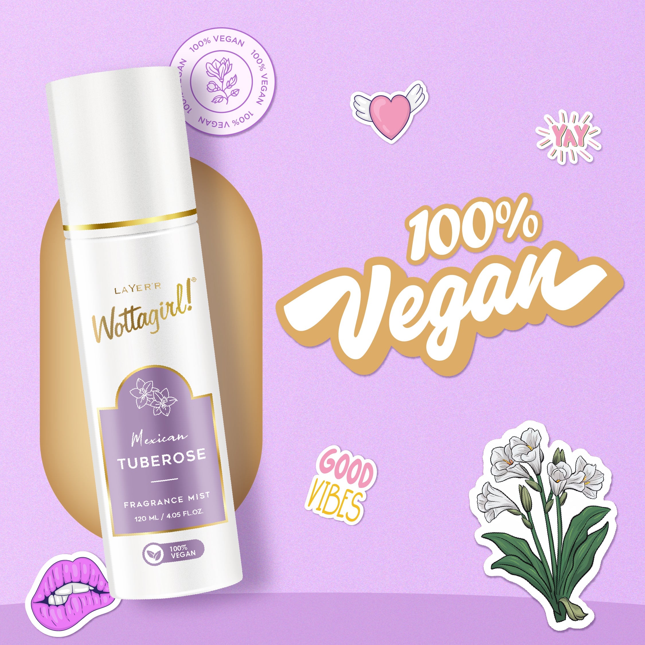 Wottagirl MEXICAN TUBEROSE, 120ml - Image 2 - Buy from Indicrest